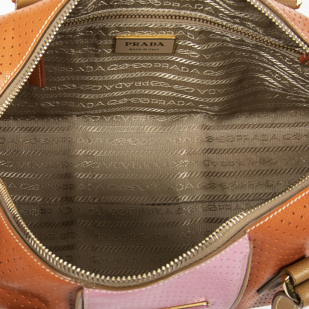 Prada Mini Perforated Boston - Picture 5 of 9